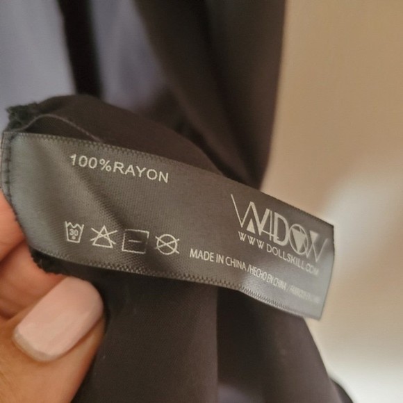 Widow Twilight Doom Buckle Maxi Skirt Dolls Kill Witchy Grunge Punk Goth Size L - Picture 10 of 10